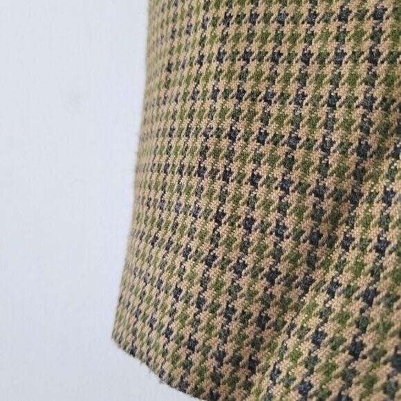 Vintage Petite Sophisticate Mini Skirt Houndstooth Academia 6P - Picture 7 of 7